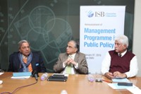 Management Programme in Public Policy  at ISB was formally launched - Delhi