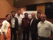 Dinner with Dean Rangnekar & ISB's Senior Management Team