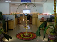 Traditional Dress and Office Decoration